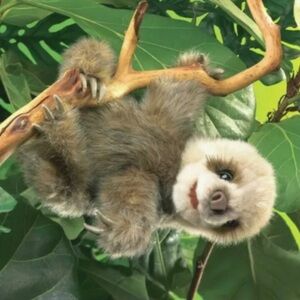FOLKMANIS PUPPETS BABY SLOTH HAND PUPPET